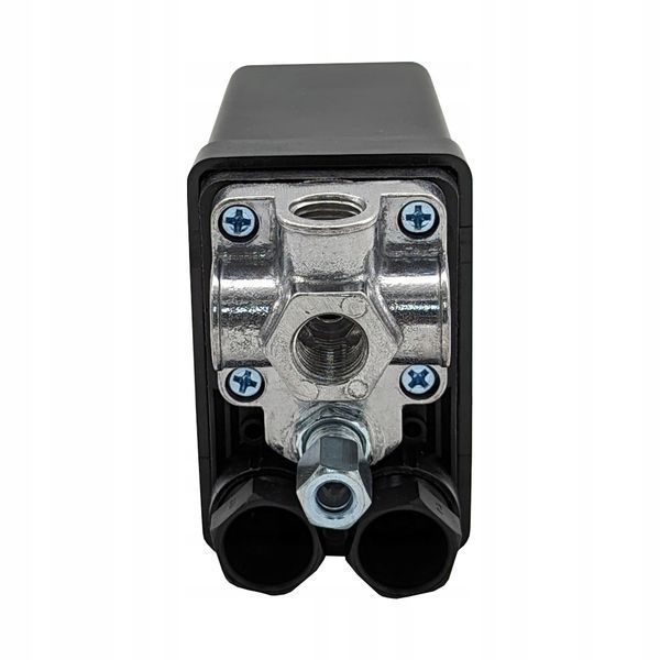 Zdjęcie Wyłącznik ciśnieniowy kompresora presostat 1/4" 220v 10 bar cztery wyloty AIRKRAFT SP038-4 SP038-4,