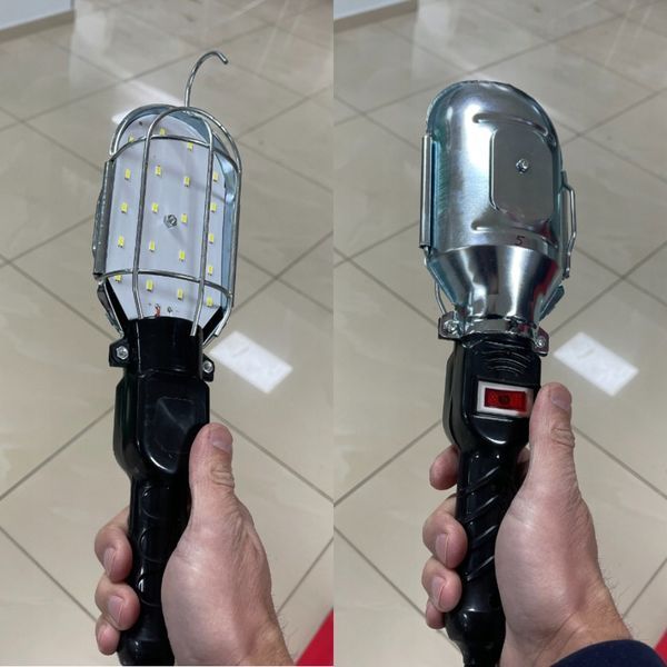 Photo LED workshop lamp with hook, 5 m cable, 220v STANDART PGS-5M PGS-5M,