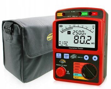 Photo High voltage insulation resistance tester 100G multimeter AC/DC LCD BENETECH GM3123 GM3123,