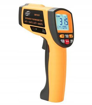 Photo Infrared laser non-contact thermometer pyrometer -30&deg;C +1650&deg;C BENETECH GM1651 GM1651,