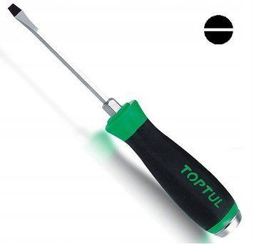 Photo Striking impact slotted screwdriver SL 10 mm 200 mm magnetic TOPTUL FAGB1020 FAGB1020,