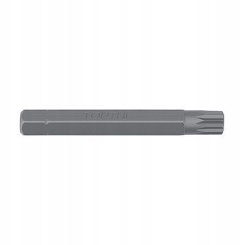 Photo Spline M10 long screwdriver bit 10 mm L=75 mm S2 steel tip TOPTUL FSFB1210 FSFB1210,