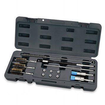 Photo Universal brush set for cleaning diesel injector seats TOPTUL JGAI1404 JGAI1404,
