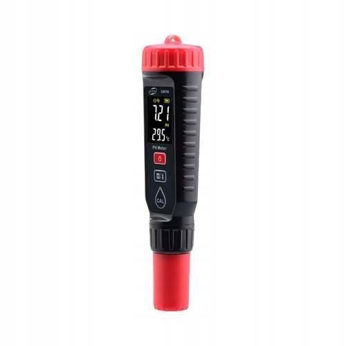 Zdjęcie Miernik pH i temperatury 0-14 ph +/-0,1% lcd tester kwasomierz cyfrowy ATC BENETECH GM768 GM768,