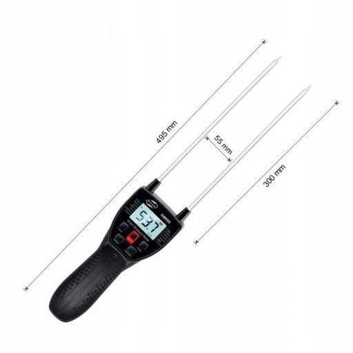 Photo Precision grain moisture meter with LCD and batteries BENETECH GM650A GM650A,