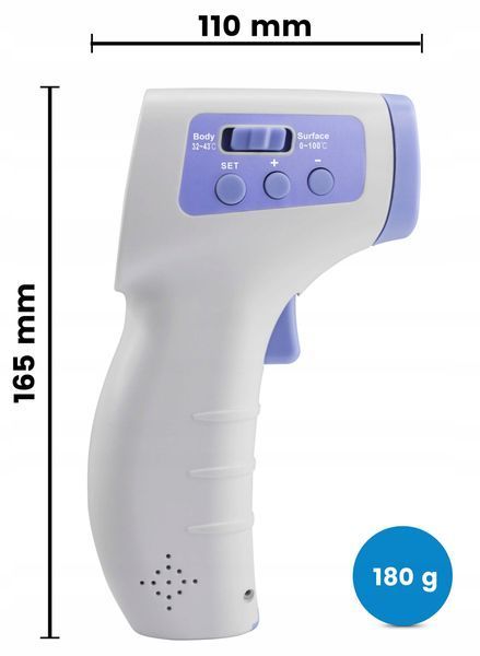 Photo Medical thermometer &mdash; non-contact infrared digital for children WINTACT WT3652 WT3652,