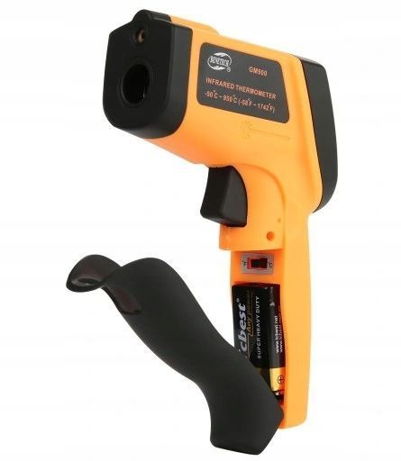 Zdjęcie Pirometr termometr bezkontaktowy laserowy bezdotykowy podczerwień -50 +950&deg;C BENETECH GM900 GM900,