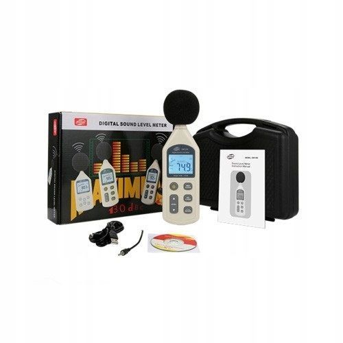 Photo Sound level meter decibel meter noise tester USB with PC software BENETECH GM1356 GM1356,
