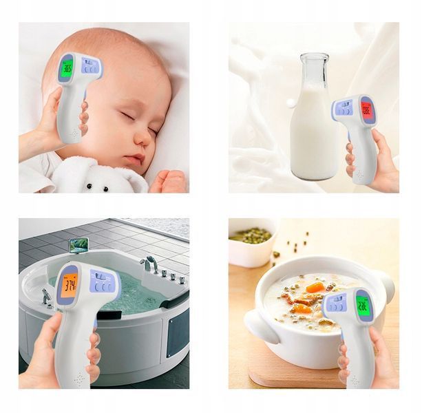 Photo Medical thermometer &mdash; non-contact infrared digital for children WINTACT WT3652 WT3652,