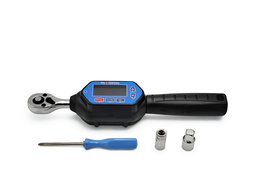 Photo Electronic torque wrench 1/4" 0.3&ndash;10 nm bidirectional double-sided PROTESTER AWM-10 AWM-10,