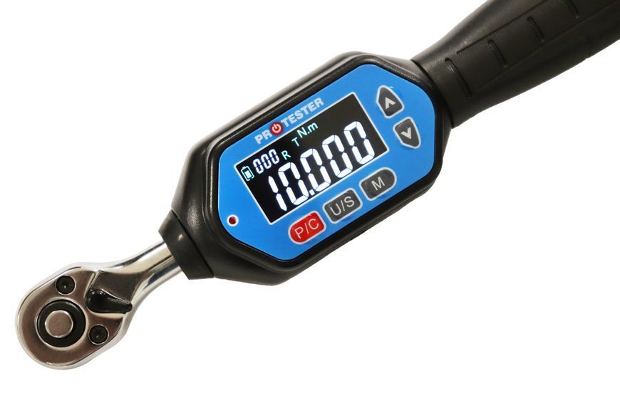 Zdjęcie Klucz dynamometryczny elektroniczny 1/4" 0.3-10 nm dwukierunkowy dwustronny PROTESTER AWM-10 AWM-10,
