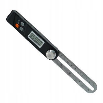 Zdjęcie Kątomierz elektroniczny cyfrowy kątownik 200 mm 360&deg; stopni podświetlany LCD PROTESTER 5350-T 5350-T,