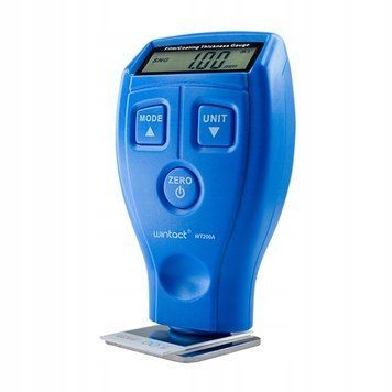 Zdjęcie Miernik tester czujnik grubości powłoki lakieru fe/nfe, 0-1800 &micro;m WINTACT WT200A WT200A,