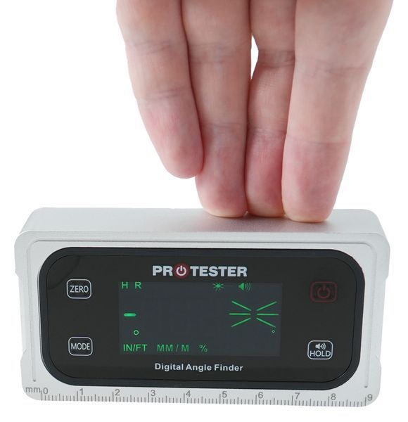 Photo Electronic level 4&times;90&deg; &plusmn;60&deg; digital angle meter inclinometer with magnet PROTESTER 5522-PRO 5522-PRO,