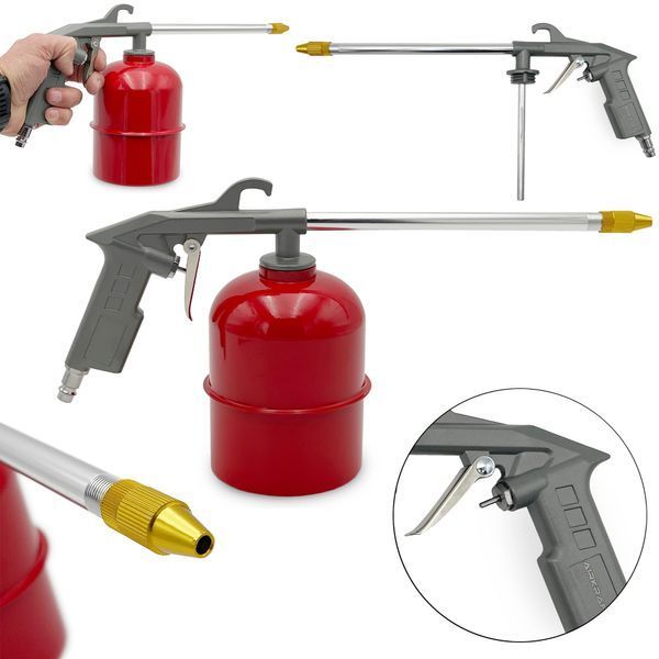 Photo Pneumatic underbody coating gun 600 ml for oil-based treatments AIRKRAFT WG-01 WG-01,