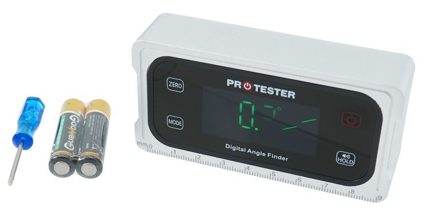Photo Electronic level 4&times;90&deg; &plusmn;60&deg; digital angle meter inclinometer with magnet PROTESTER 5522-PRO 5522-PRO,