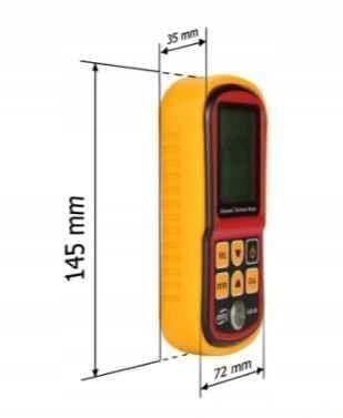 Photo Ultrasonic material thickness gauge 1.2~225 mm for solid coatings BENETECH GM100 GM100,