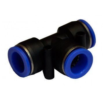 Zdjęcie Złączka pneumatyczna tr&oacute;jnik t 10x10x10 mm szybkozłączka wtyk AIRKRAFT SPE10 SPE10,