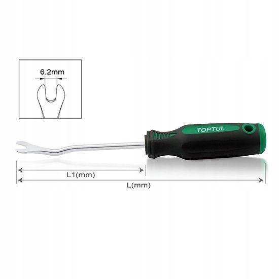 Photo Trim clip remover U-type 6.2&times;115 mm TOPTUL JJAE0612 JJAE0612,