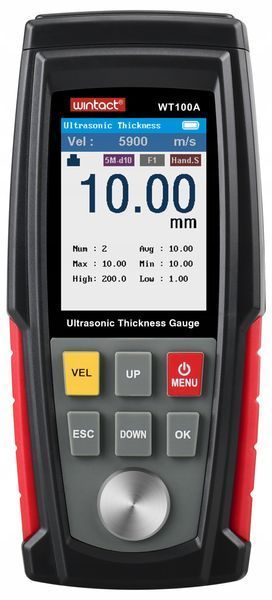 Photo Ultrasonic coating thickness gauge 1&ndash;225 mm WINTACT WT100A WT100A,