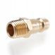 Photo Male quick coupler plug 1/4" external thread profi AIRKRAFT SE2-2PM SE2-2PM, view 2,