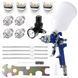 Zdjęcie Pistolet lakierniczy hvlp zestaw reduktor 4x dysza 600 ml 1.4 1.7 2.0 2.5 mm AIRKRAFT KIT-H827P1-5 KIT-H827P1-5, view 1,