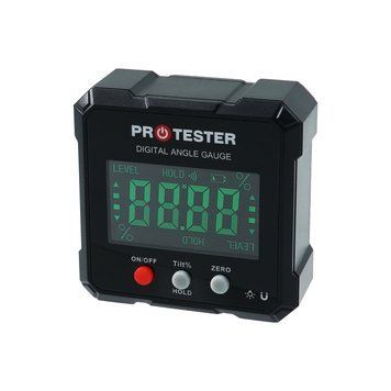 Zdjęcie Kątomierz cyfrowy 4х90&deg; z magnesem miernik kąta poziomica wskaźnik kąt&oacute;w PROTESTER 5315-90C 5315-90C,