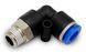 Zdjęcie Złączka pneumatyczna kątowa 6 mm x 1/8" szybkozłączka gz gwint zewnętrzny AIRKRAFT SPL06-01 SPL06-01, view 2,