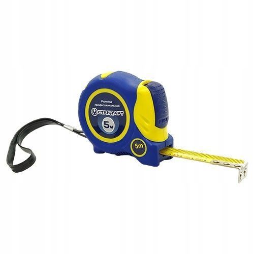 Photo Measuring tape 5 m x 19 mm professional with lock, magnet and nylon blade STANDART PMT-0519 PMT-0519,