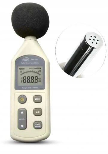 Photo Sound level meter with case &ndash; noise level tester BENETECH GM1357 GM1357,