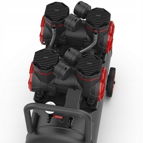Photo 50l oil-free 4-piston compressor 220v with separator AUARITA 2-1450X2F50-220 2-1450X2F50-220,