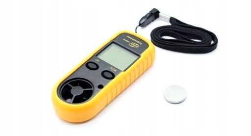 Zdjęcie Anemometr wiatromierz miernik wiatru temperatury pomiar prędkości powietrza BENETECH GM816 GM816,