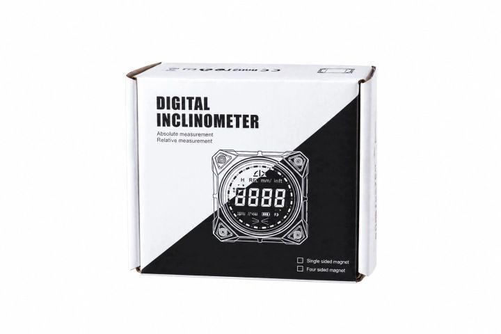 Zdjęcie Kątomierz cyfrowy 4x90&deg; 2x180&deg; z magnesem akumulatorowy miernik poziomica PROTESTER PRO-5520 PRO-5520,