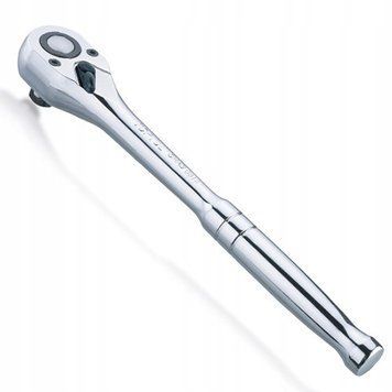 Zdjęcie Grzechotka do nasadek 1/4 treszczotka 36 zęb&oacute;w 131 mm metalowa TOPTUL CHAG0813 CHAG0813,