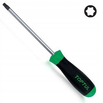 Zdjęcie Wkrętak t25 Torx 100 mm z magnesem śrubokręt t25 x 100 mm TOPTUL FFAB2510 FFAB2510,