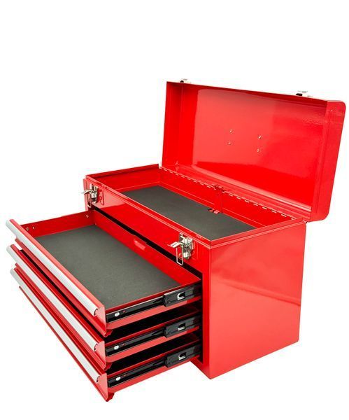 Zdjęcie Skrzynka narzędziowa na 40 kg 520&times;215&times;302 mm skrzynka na narzędzia TORIN PBT133-X PBT133-X,
