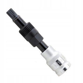 Zdjęcie Klucz sprzęgiełka alternatora M10 Spli nasadka VW Ford Skoda MB BMW TOPTUL JDCD3310 JDCD3310,