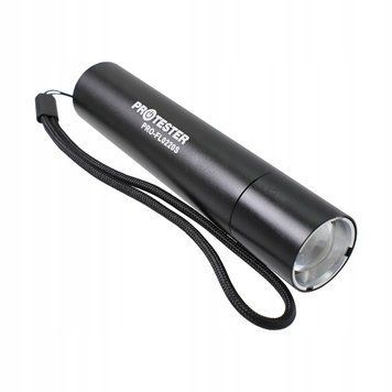 Zdjęcie Latarka led 220 lm akumulatorowa 1200 mah zoom powerbank USB PROTESTER PRO-FL0220S PRO-FL0220S,