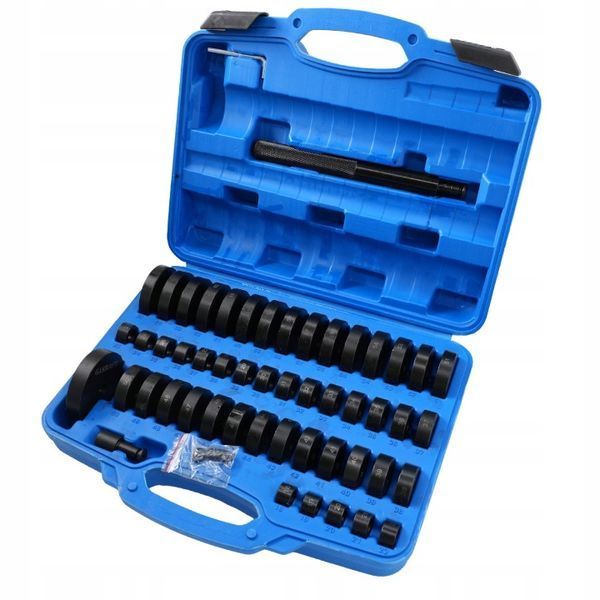 Photo Bushing bearing and seal puller kit 18&ndash;65.74 mm press adapters 52 pcs G.I.KRAFT GI-09-0006 GI-09-0006,