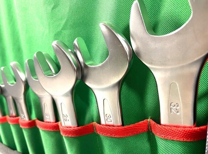 Photo Double open-end wrench set 6&ndash;32 mm 12 pcs TOPTUL GAAA1206 GAAA1206,