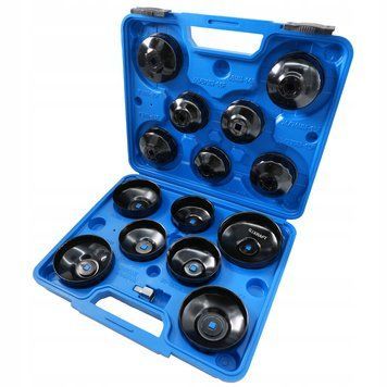Photo Oil filter removal socket wrench set in a case 15 pcs G.I.KRAFT GI-02-0008 GI-02-0008,